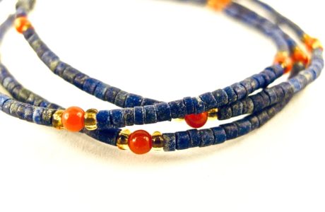 bracelet hapy lapis lazuli et corail