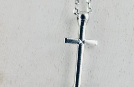 Collier rosaire en corail rouge de Bonifacio et argent